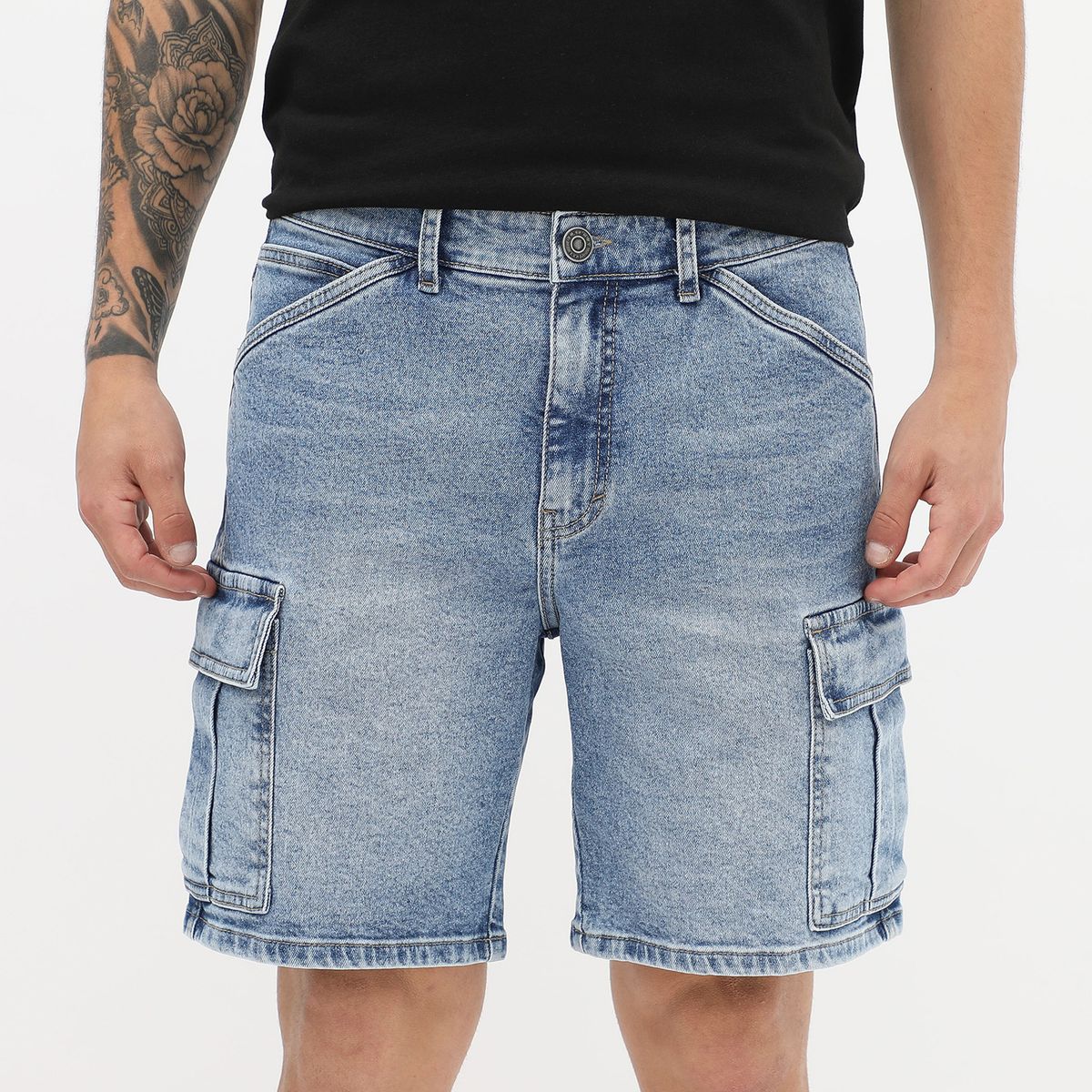 DENIMLAB - Bermuda Algodón Hombre Denimlab