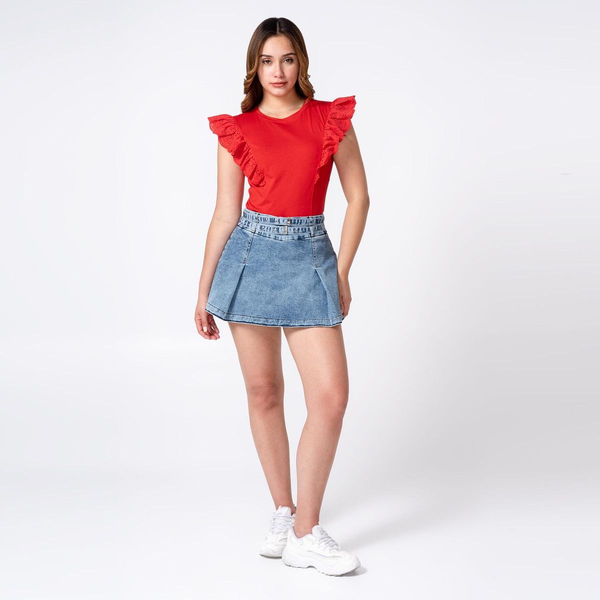 PIONIER - Falda Short Algodón Mujer Pionier