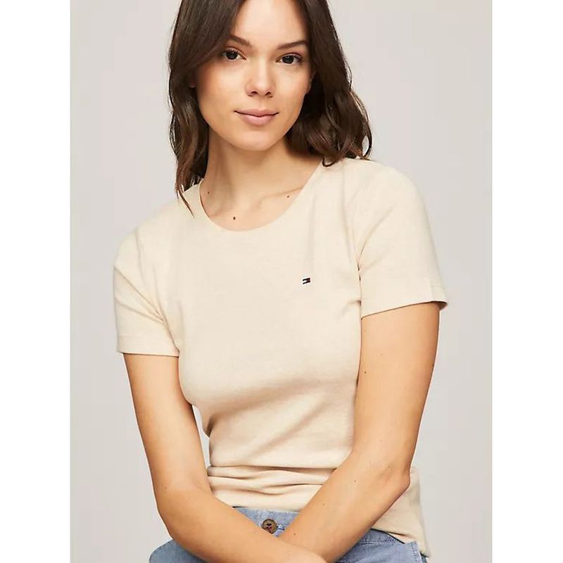 TOMMY HILFIGER - Polo Manga Corta 100% Algodón Mujer Tommy Hilfiger