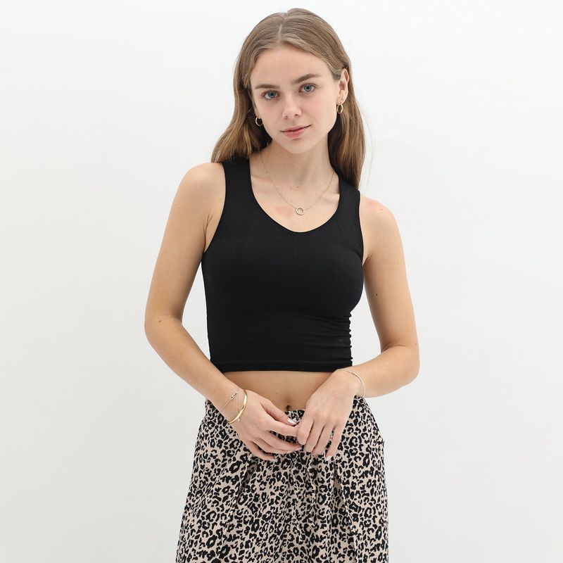 SYBILLA - Polo Sin Mangas Mujer Sybilla