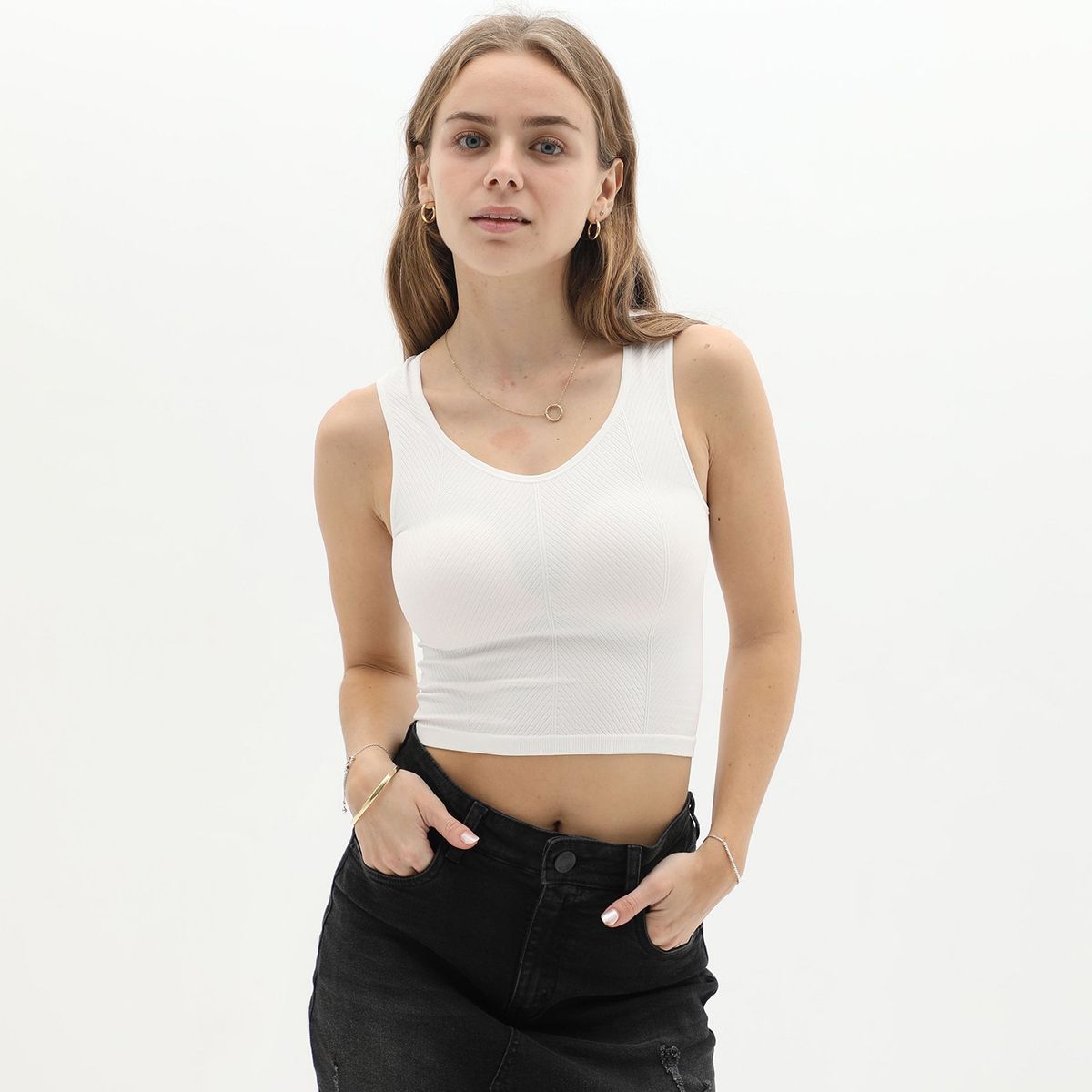 SYBILLA - Polo Sin Mangas Mujer Sybilla