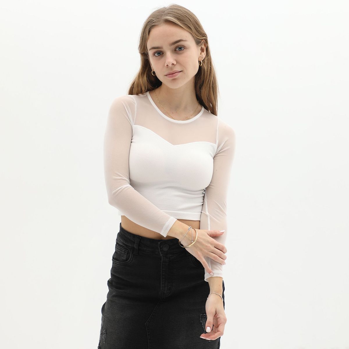 SYBILLA - Polo Manga Larga Mujer Sybilla