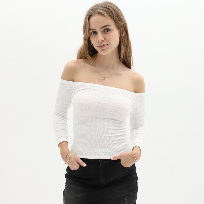 SYBILLA - Polo Manga Larga Mujer Sybilla