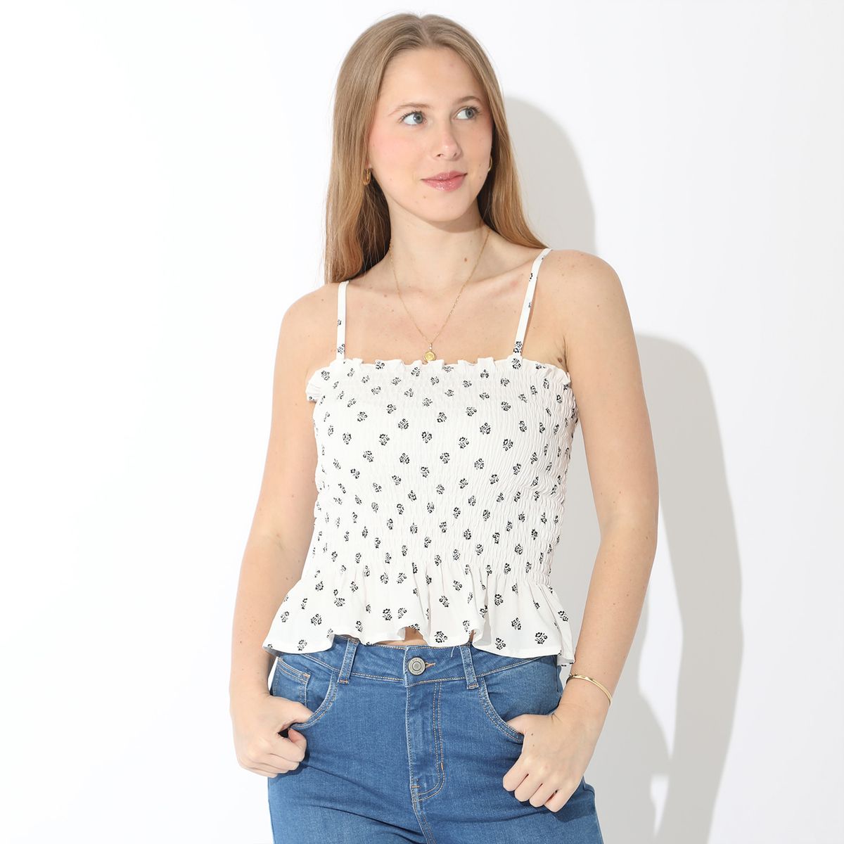 SYBILLA - Blusa Manga Corta Casual Mujer Sybilla