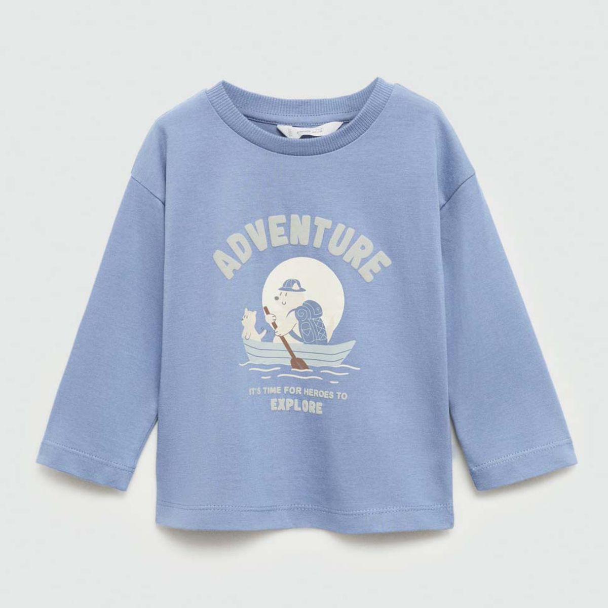 MANGO KIDS - Polera Niño Algodón Mango Kids