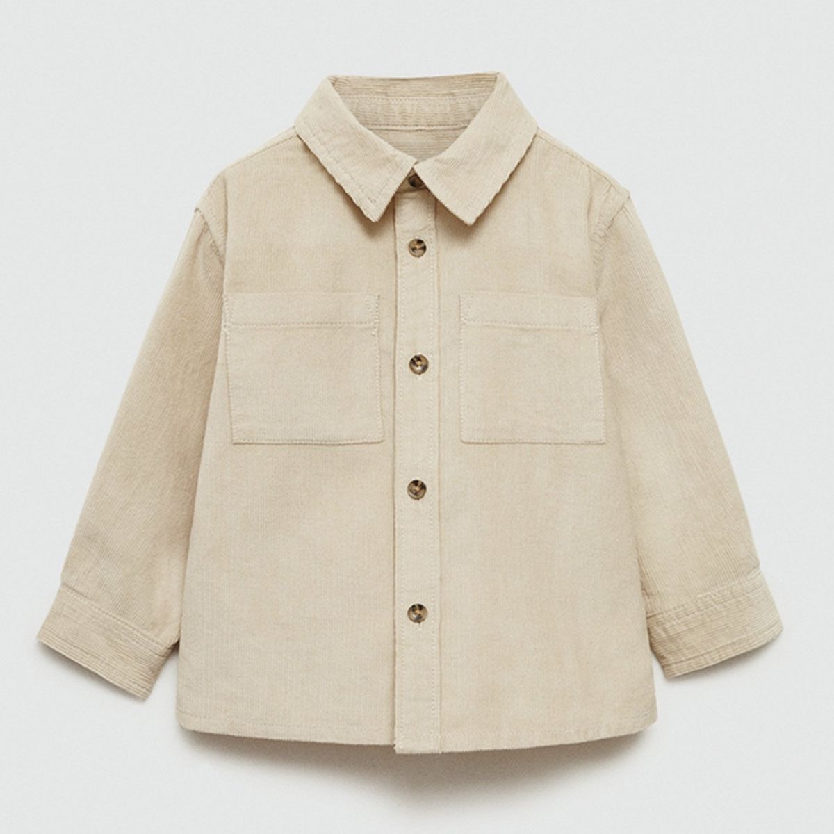 MANGO KIDS - Camisa Niño Manga Larga Algodón Mango Kids