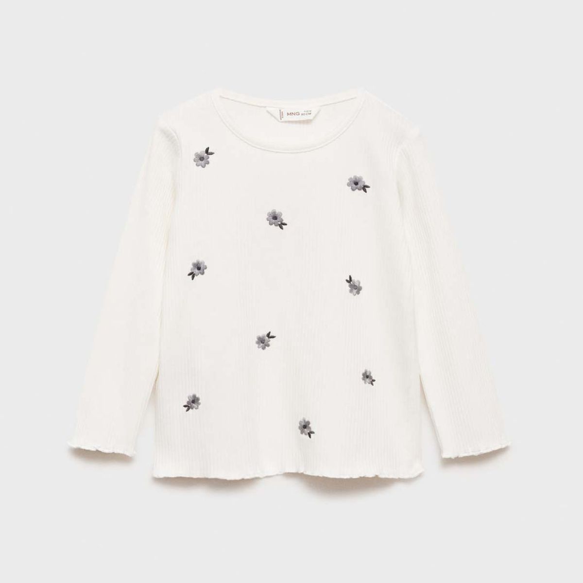 MANGO KIDS - Polo Niña Manga Larga Algodón Mango Kids