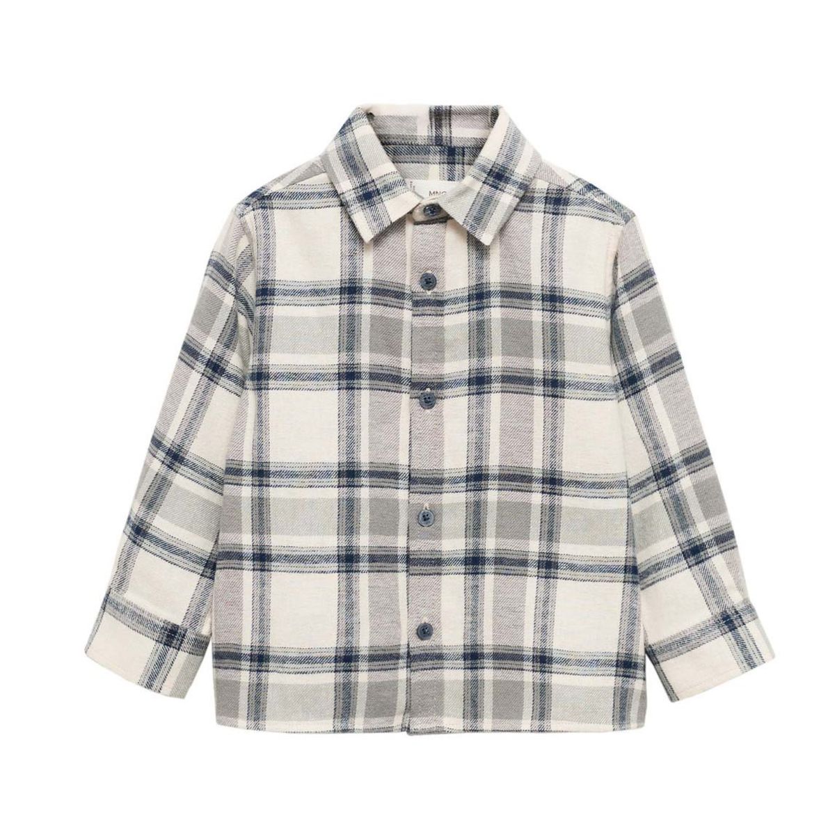 MANGO KIDS - Camisa Niño Manga Larga Algodón Mango Kids