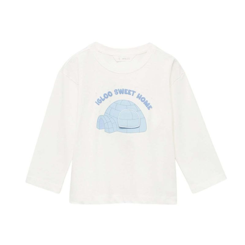 MANGO KIDS - Polo Niño Manga Larga Algodón Mango Kids