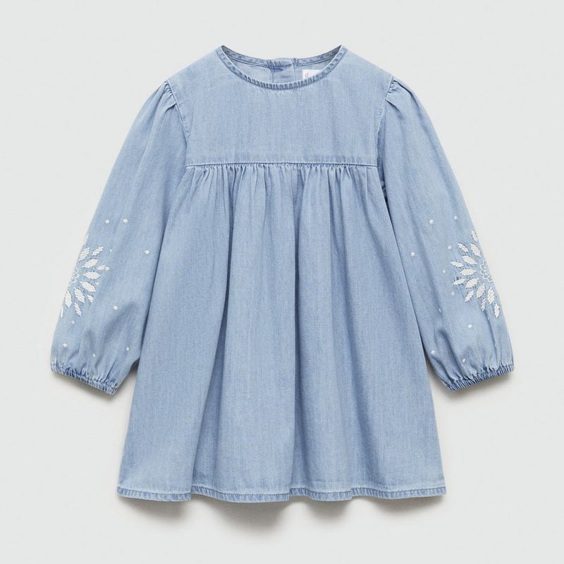 MANGO KIDS - Vestido Niña Algodón Mango Kids