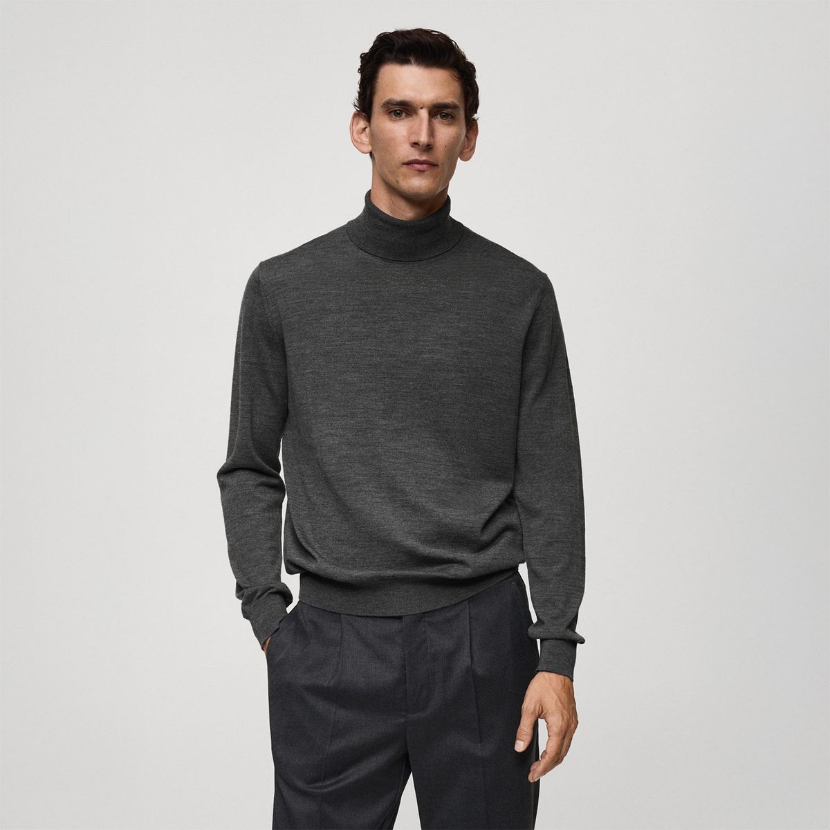 MANGO - Chompa Casual Hombre Mango