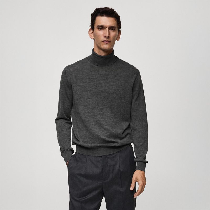 MANGO - Chompa Casual Hombre Mango