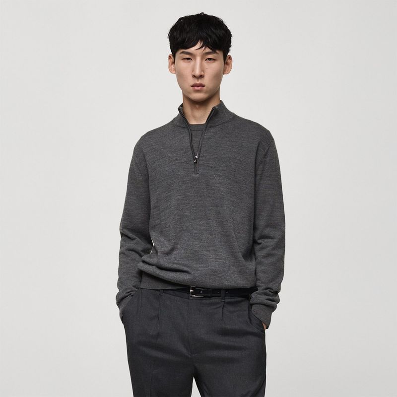 MANGO - Chompa Casual Hombre Mango