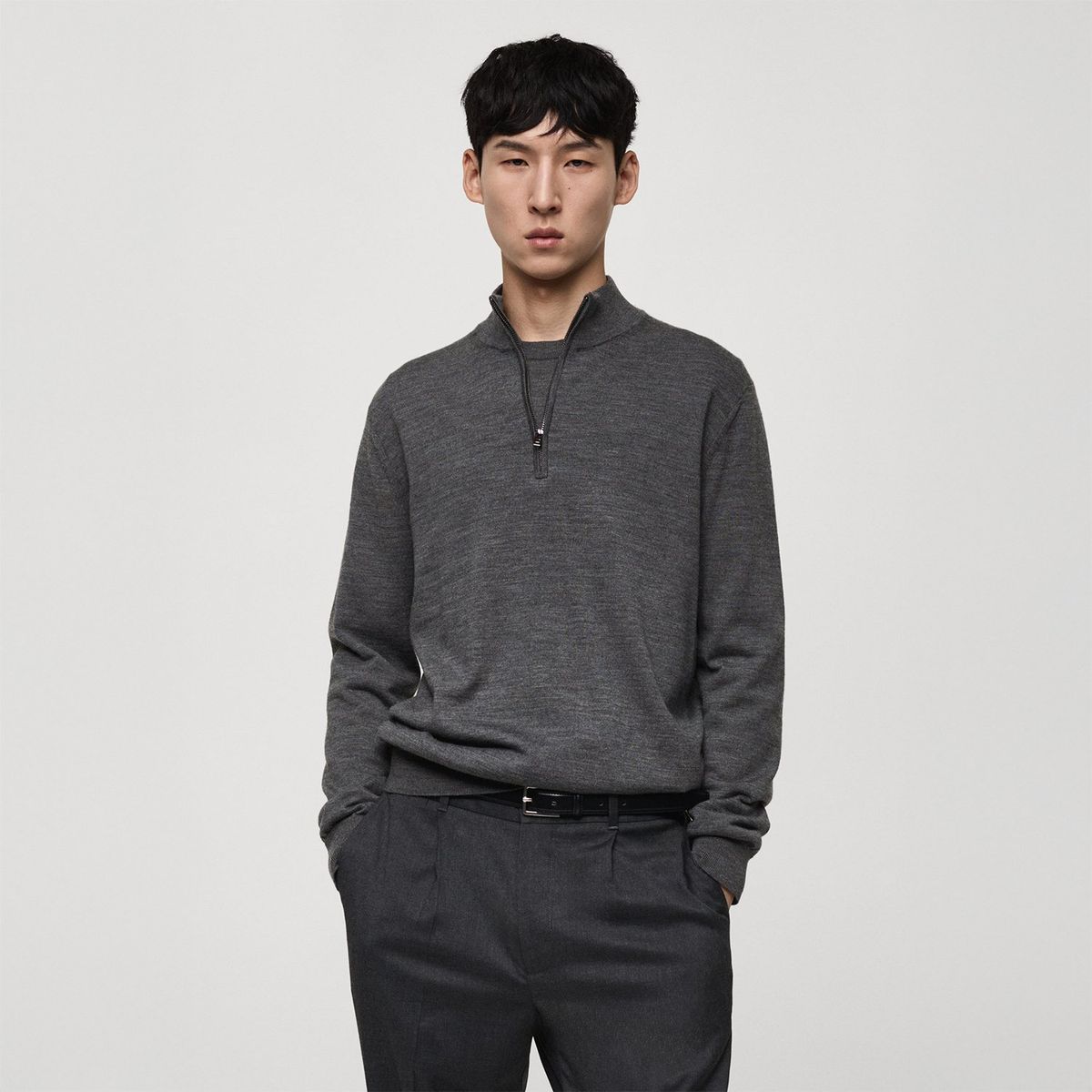 MANGO - Chompa Casual Hombre Mango