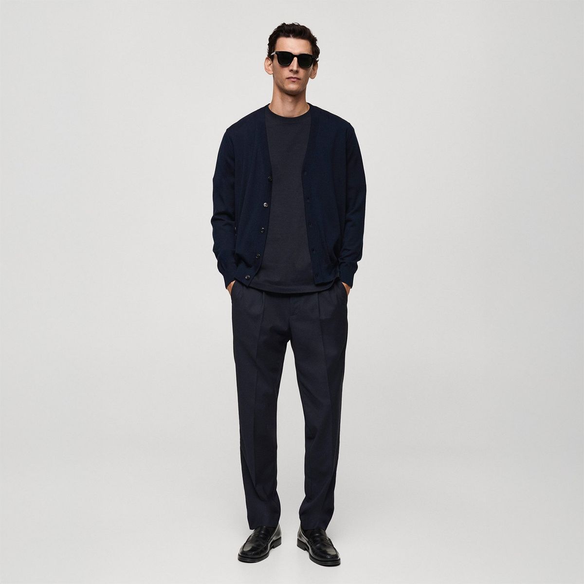 MANGO - Cárdigan Casual Hombre Mango 