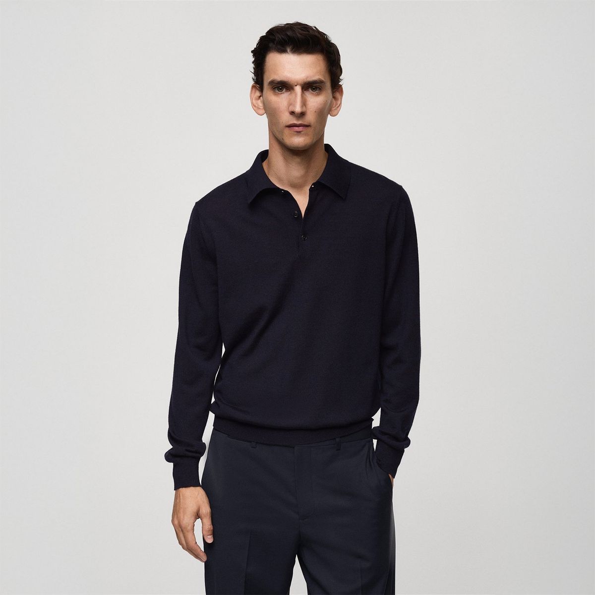 MANGO - Chompa Casual Hombre Mango