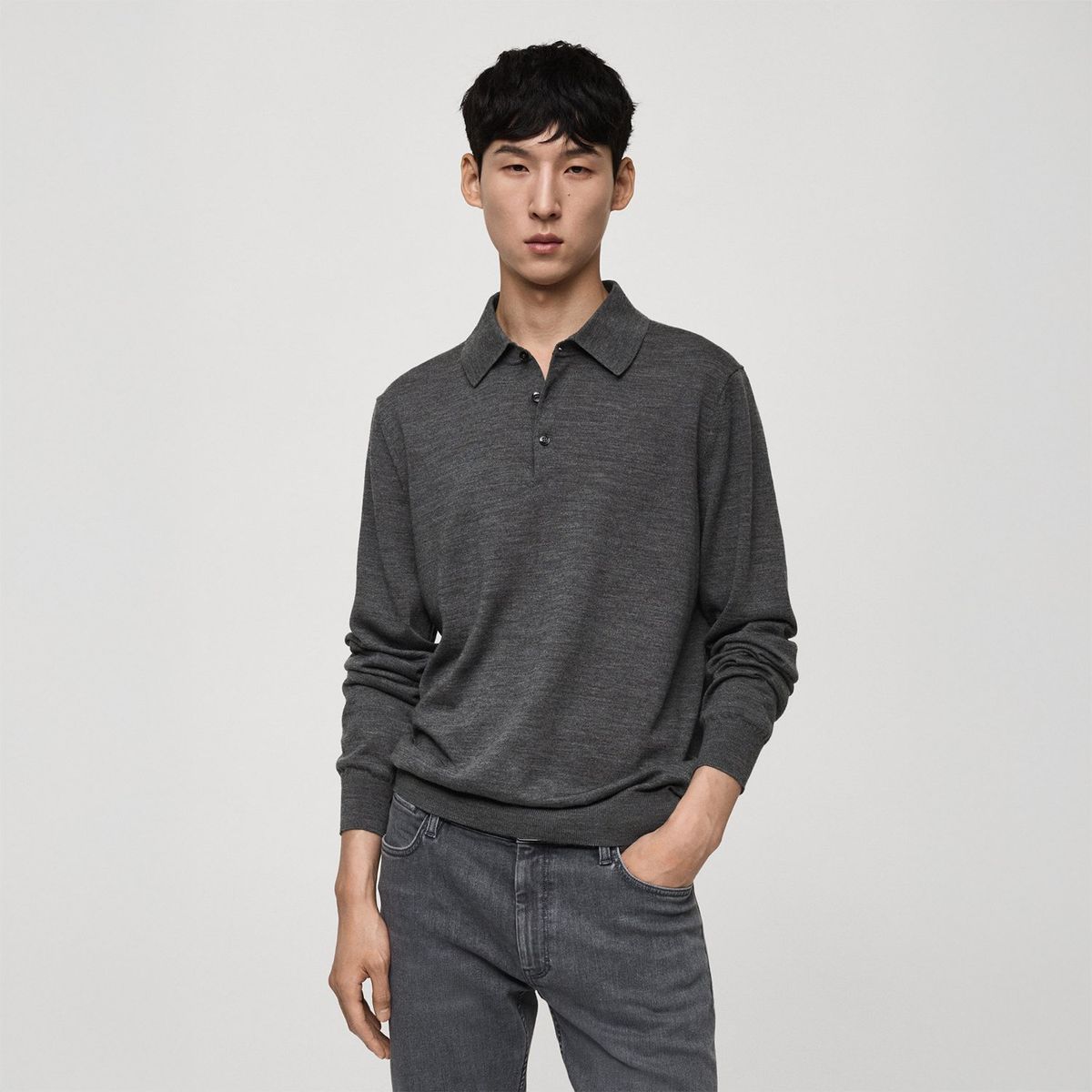 MANGO - Chompa Casual Hombre Mango