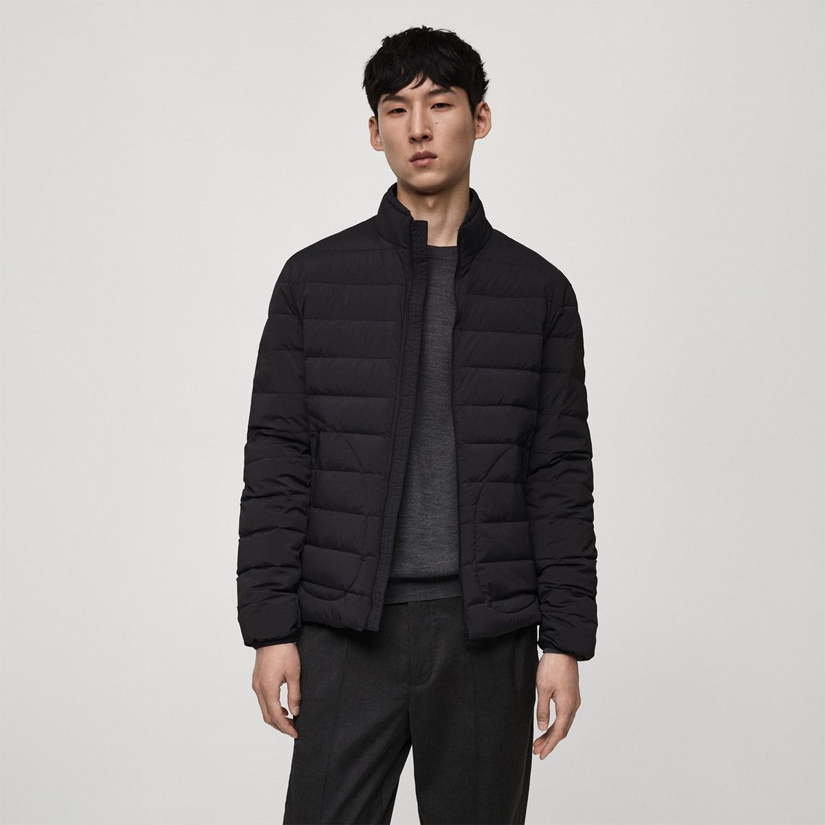 MANGO - Casaca Mirlo Acolchada Hombre Mango 