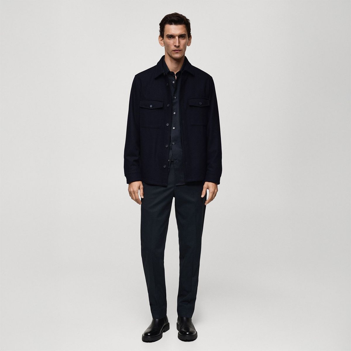 MANGO - Sobrecamisa Casual Hombre Mango