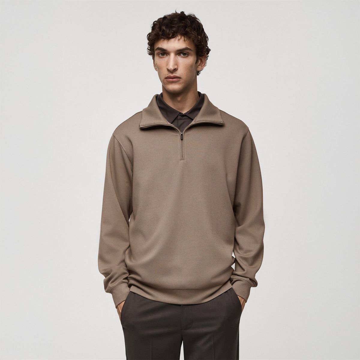 MANGO - Polera Casual Hombre Mango 