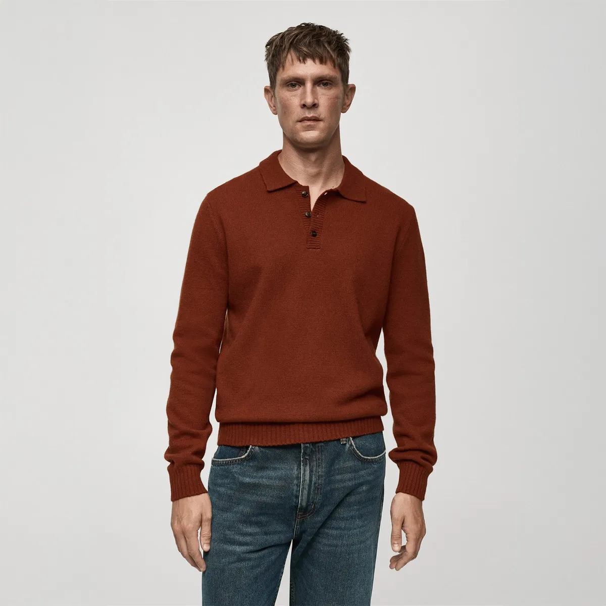 MANGO - Chompa Casual Hombre Mango 