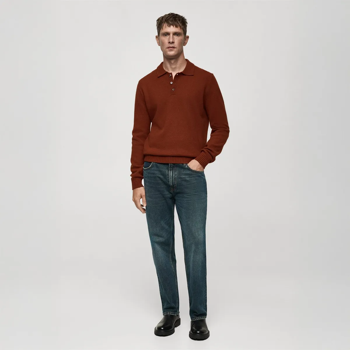 MANGO - Chompa Casual Hombre Mango 