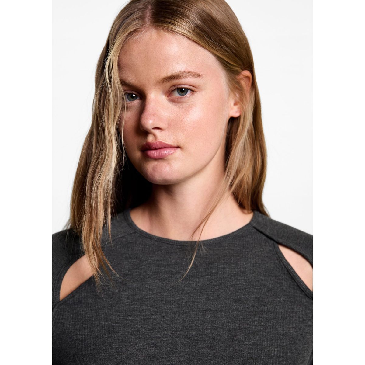 MANGO TEEN - Polo Manga Larga Mujer Mango