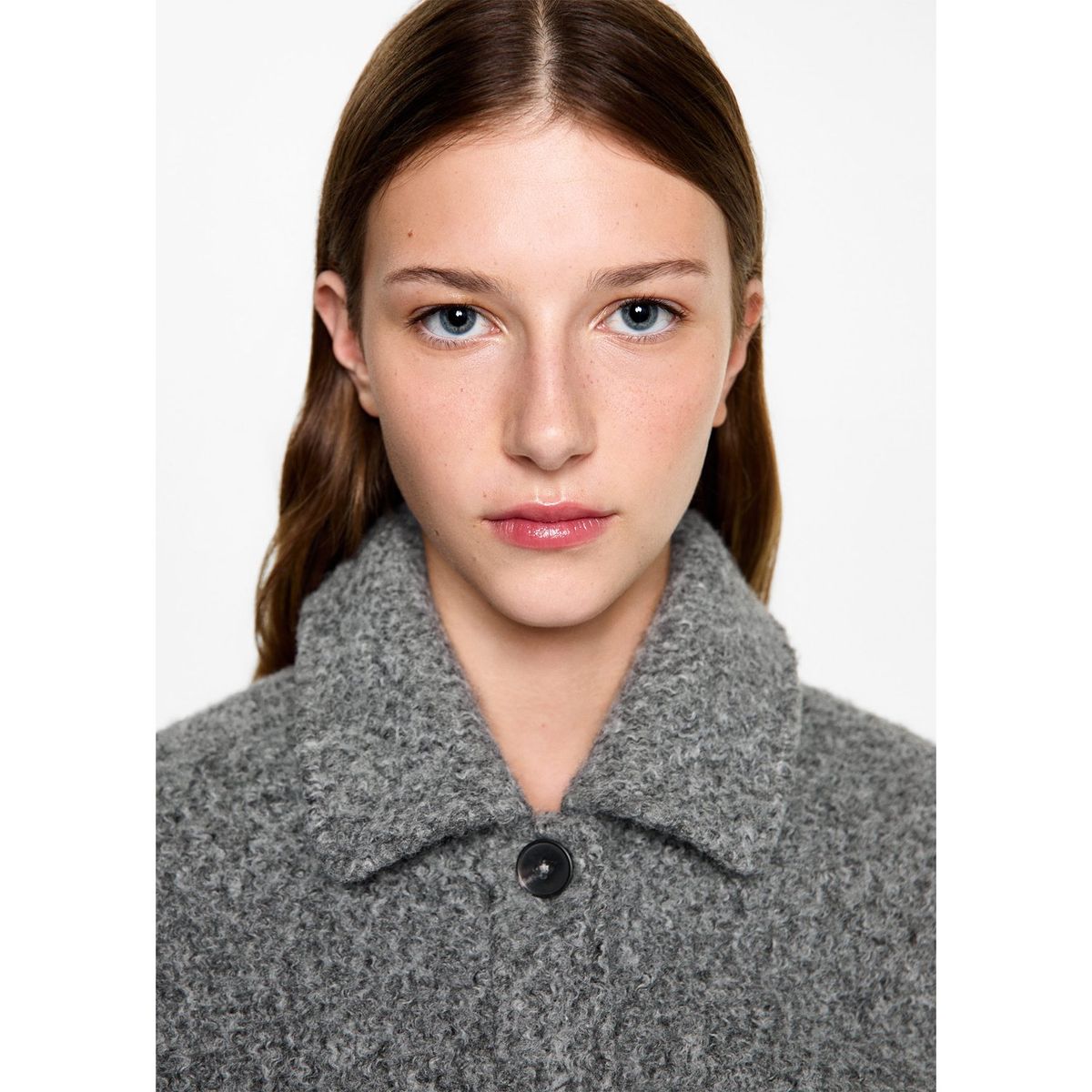 MANGO TEEN - Abrigo Casual Mujer Mango