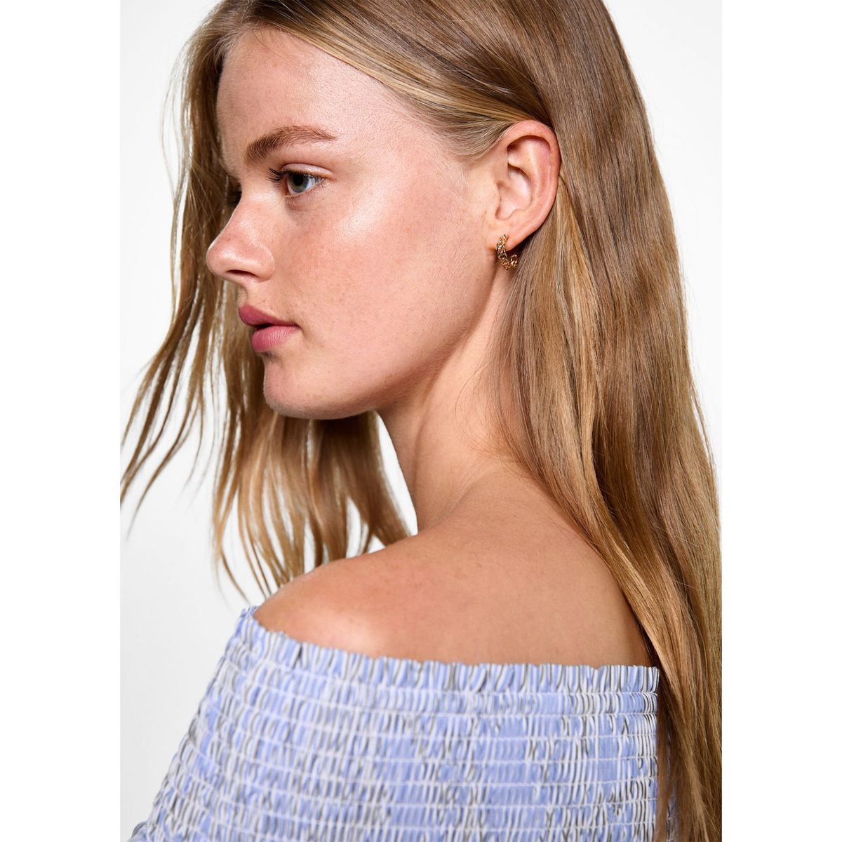 MANGO TEEN - Blusa Manga Larga 100% Algodón Mujer Mango