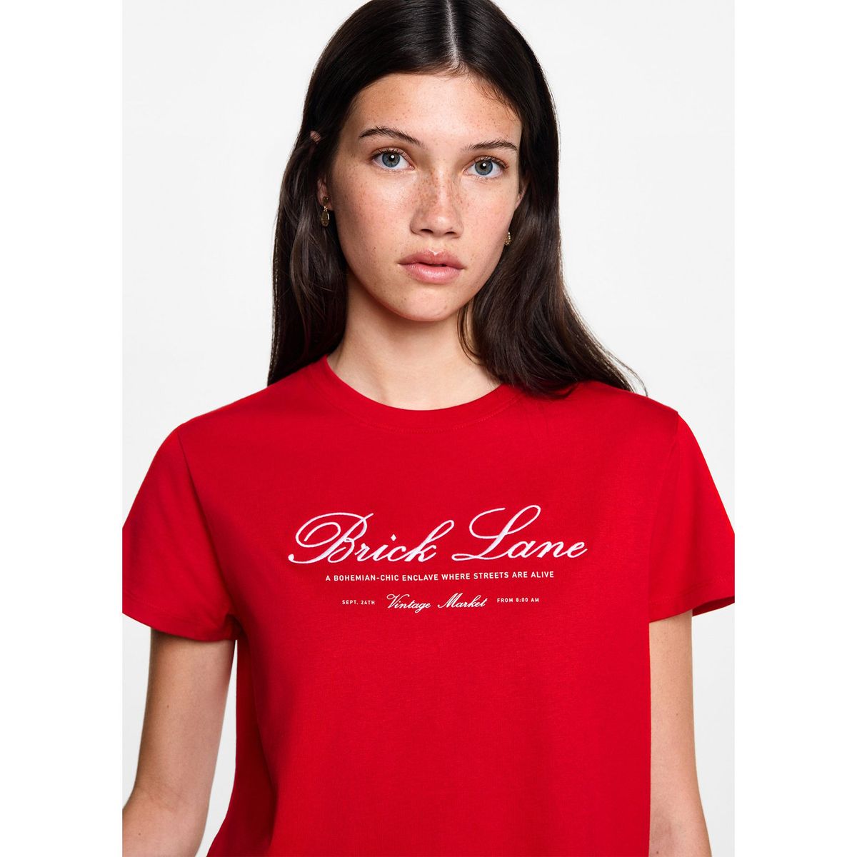 MANGO TEEN - Polo Manga Corta 100% Algodón Mujer Mango