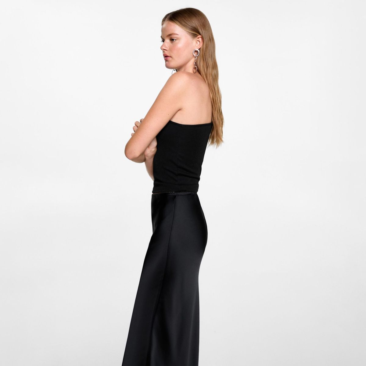 MANGO TEEN - Falda Larga Casual Mujer Mango