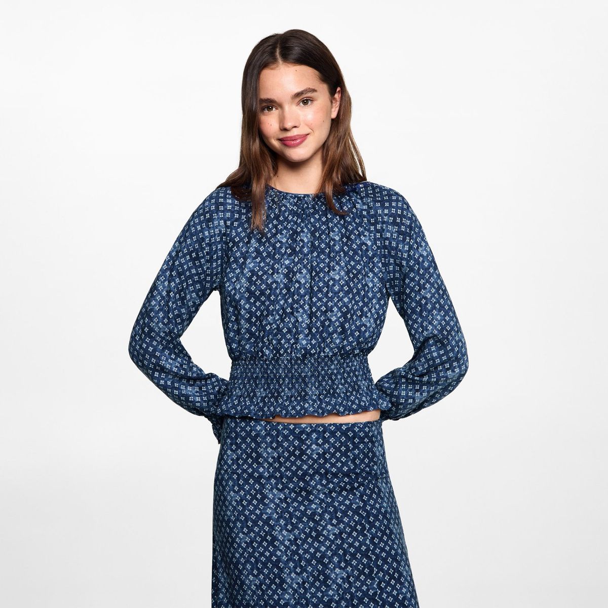 MANGO TEEN - Falda Larga Casual Mujer Mango