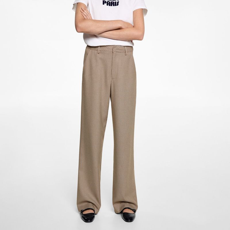 MANGO TEEN - Pantalón Straight Mujer Mango