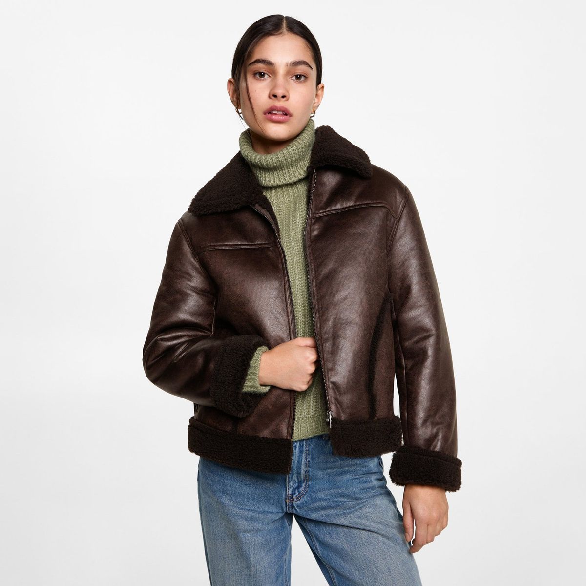 MANGO TEEN - Casaca Casual Mujer Mango