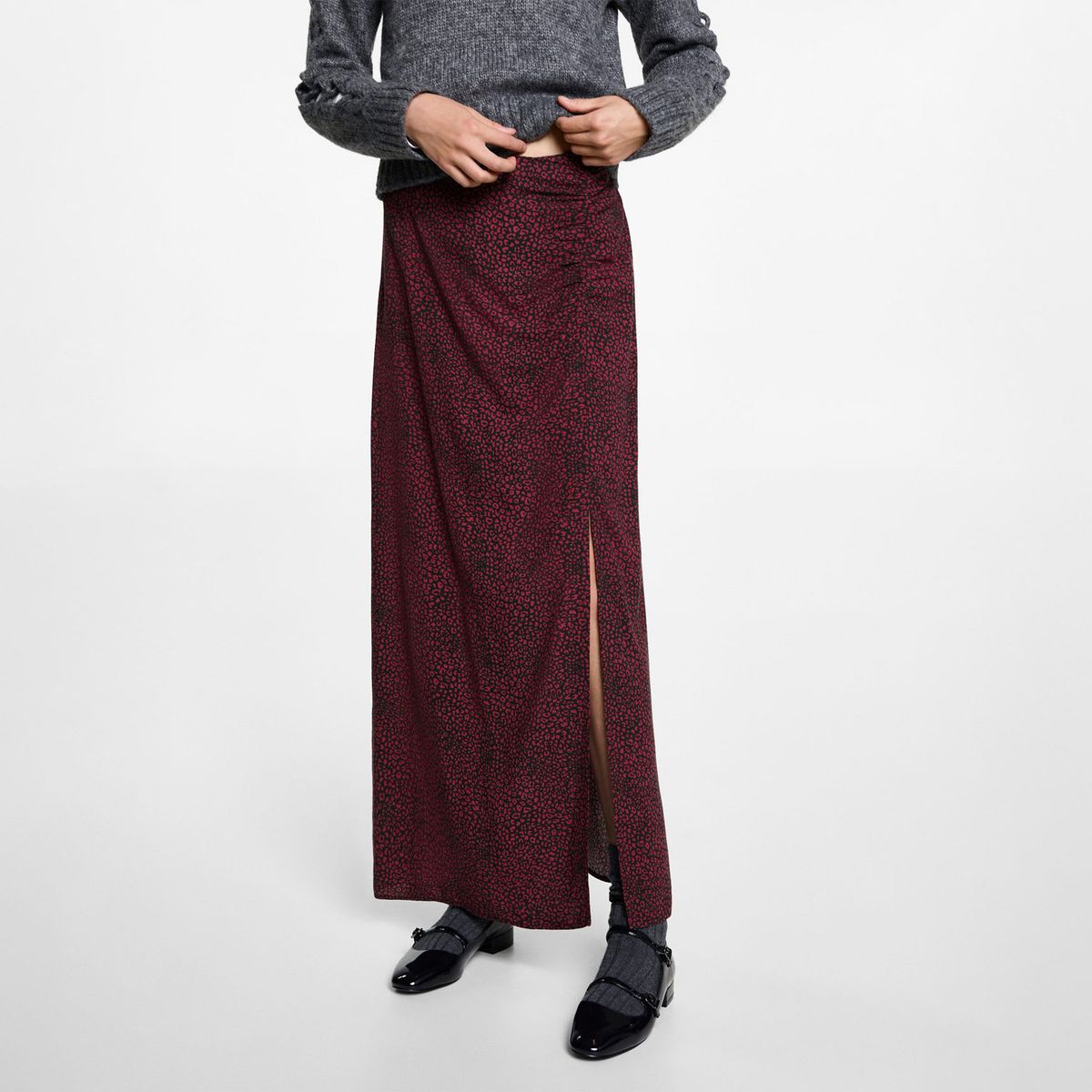 MANGO TEEN - Falda Larga Mujer Mango