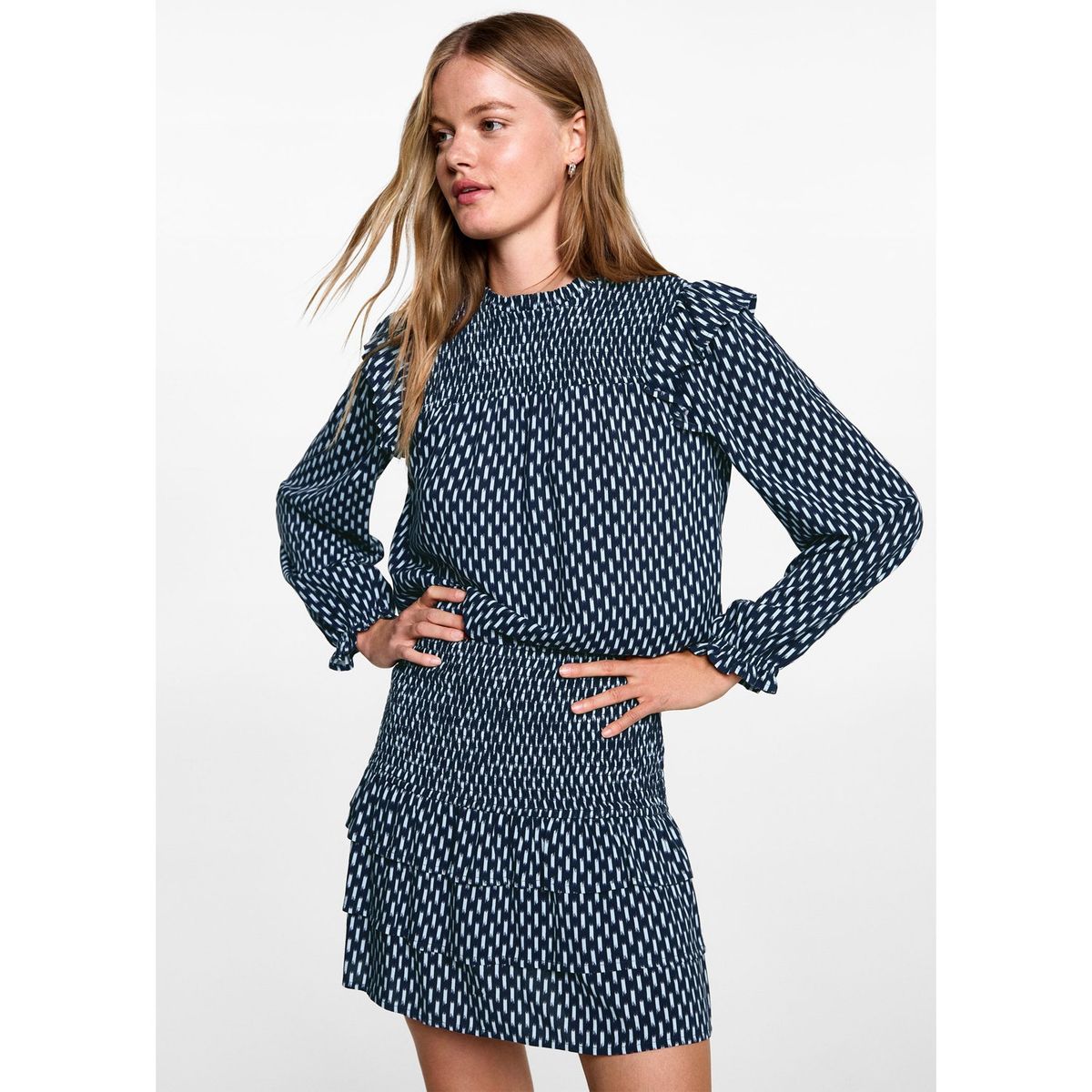 MANGO TEEN - Blusa Manga Larga Mujer Mango