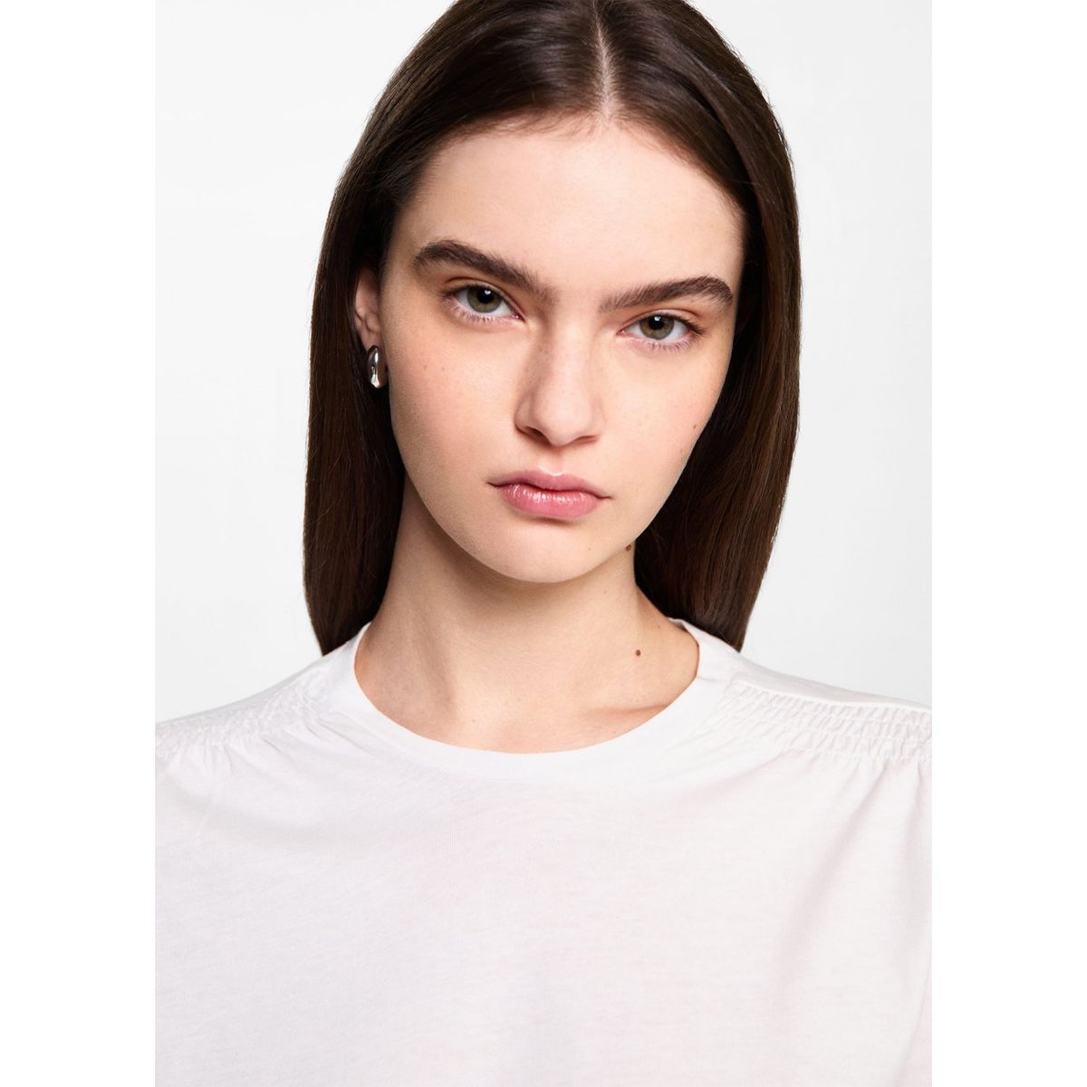 MANGO TEEN - Polo Manga Larga 100% Algodón Mujer Mango