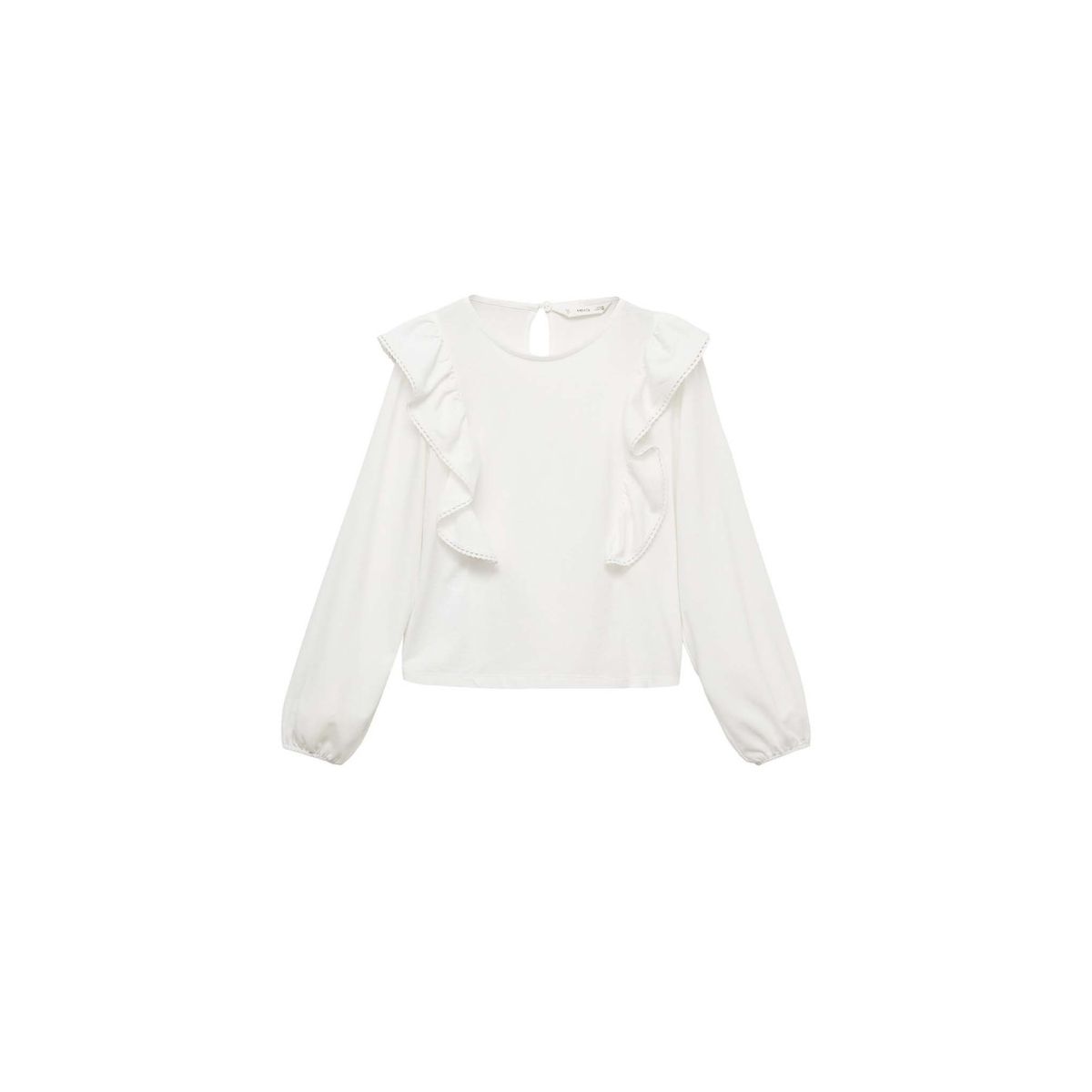 MANGO KIDS - Blusa Niña Manga Larga Algodón Mango Kids