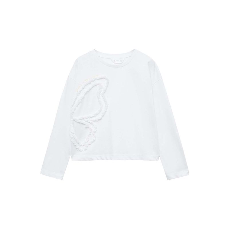 MANGO KIDS - Polo Niña Manga Larga Algodón Mango Kids