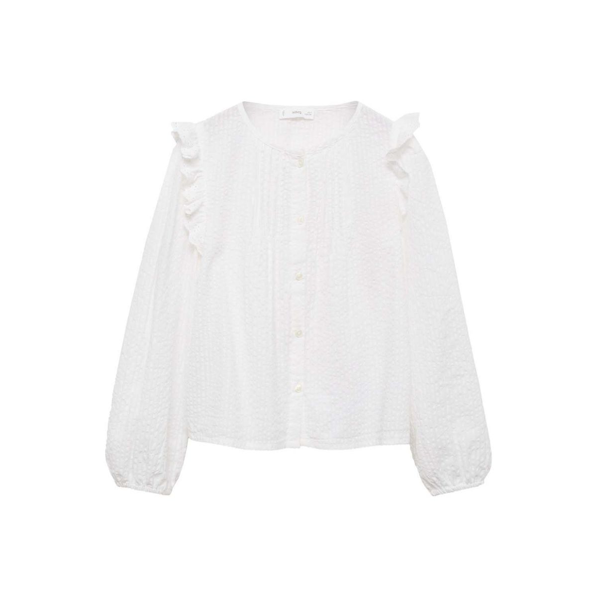 MANGO KIDS - Blusa Niña Manga Larga Algodón Mango Kids