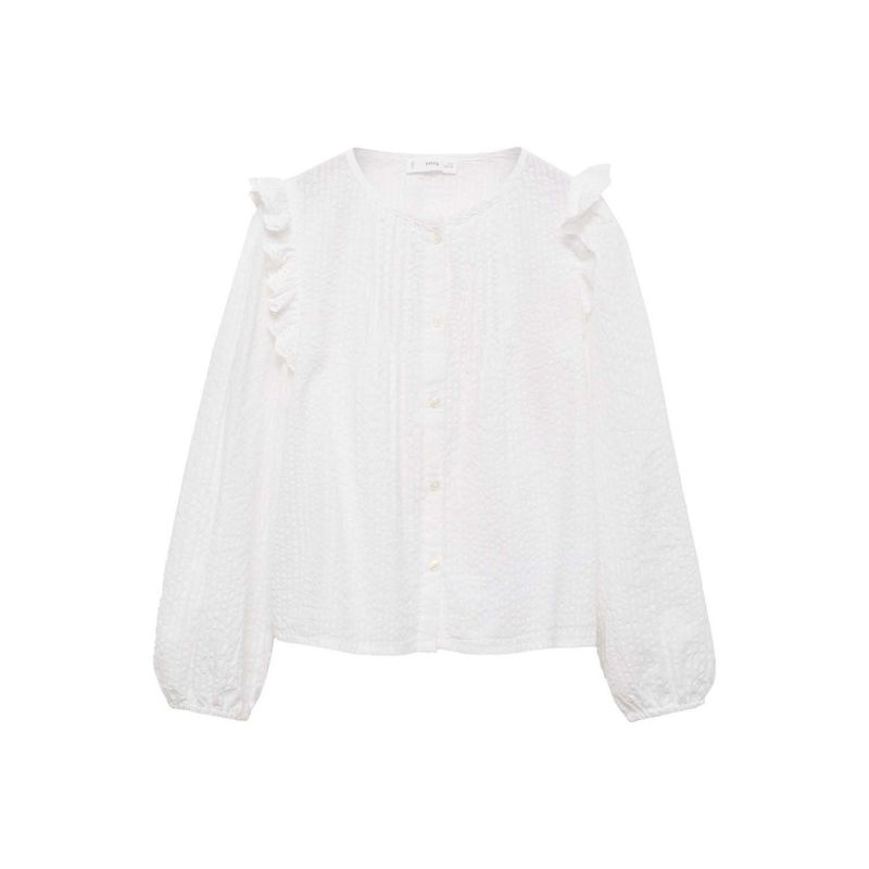 MANGO KIDS - Blusa Niña Manga Larga Algodón Mango Kids