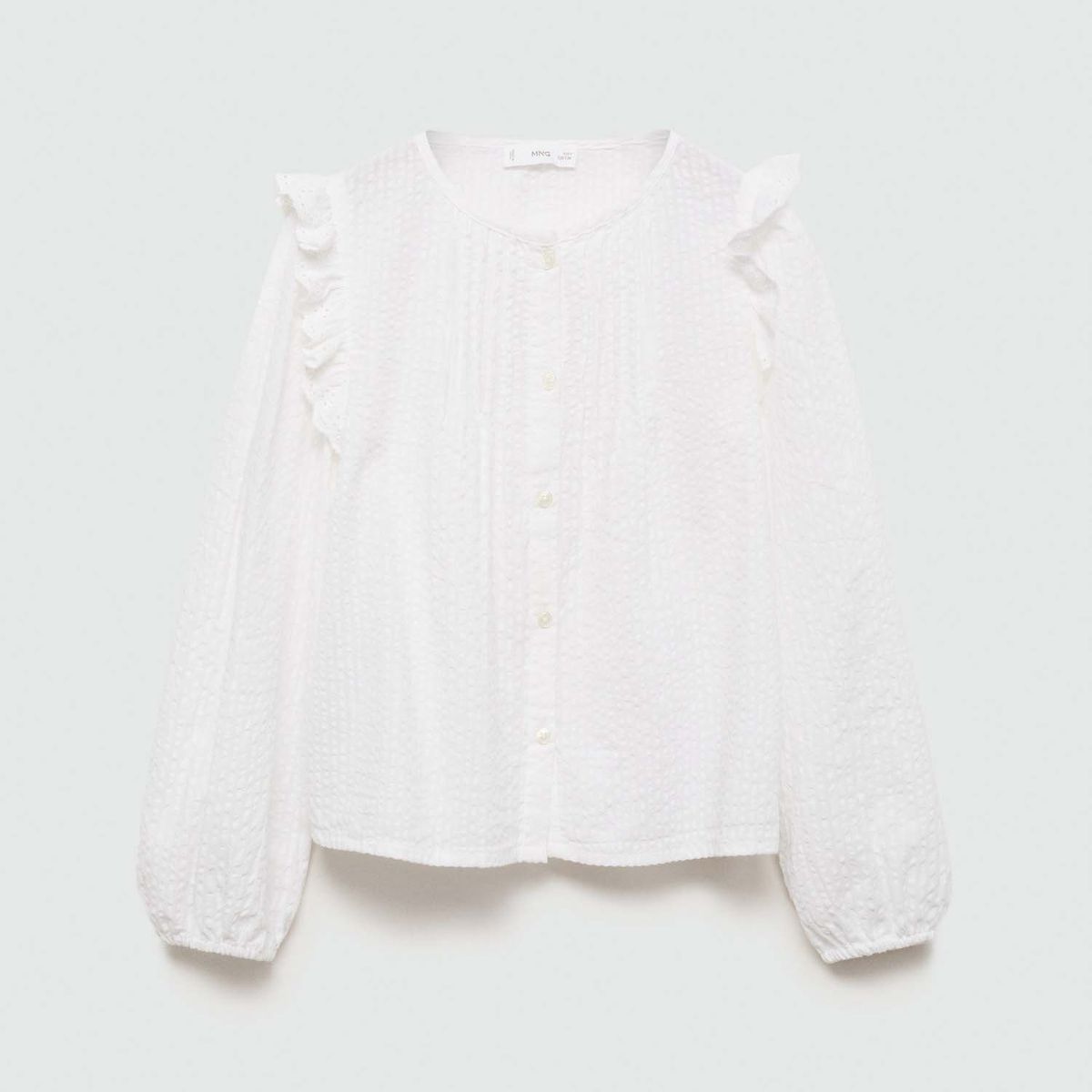 MANGO KIDS - Blusa Niña Manga Larga Algodón Mango Kids