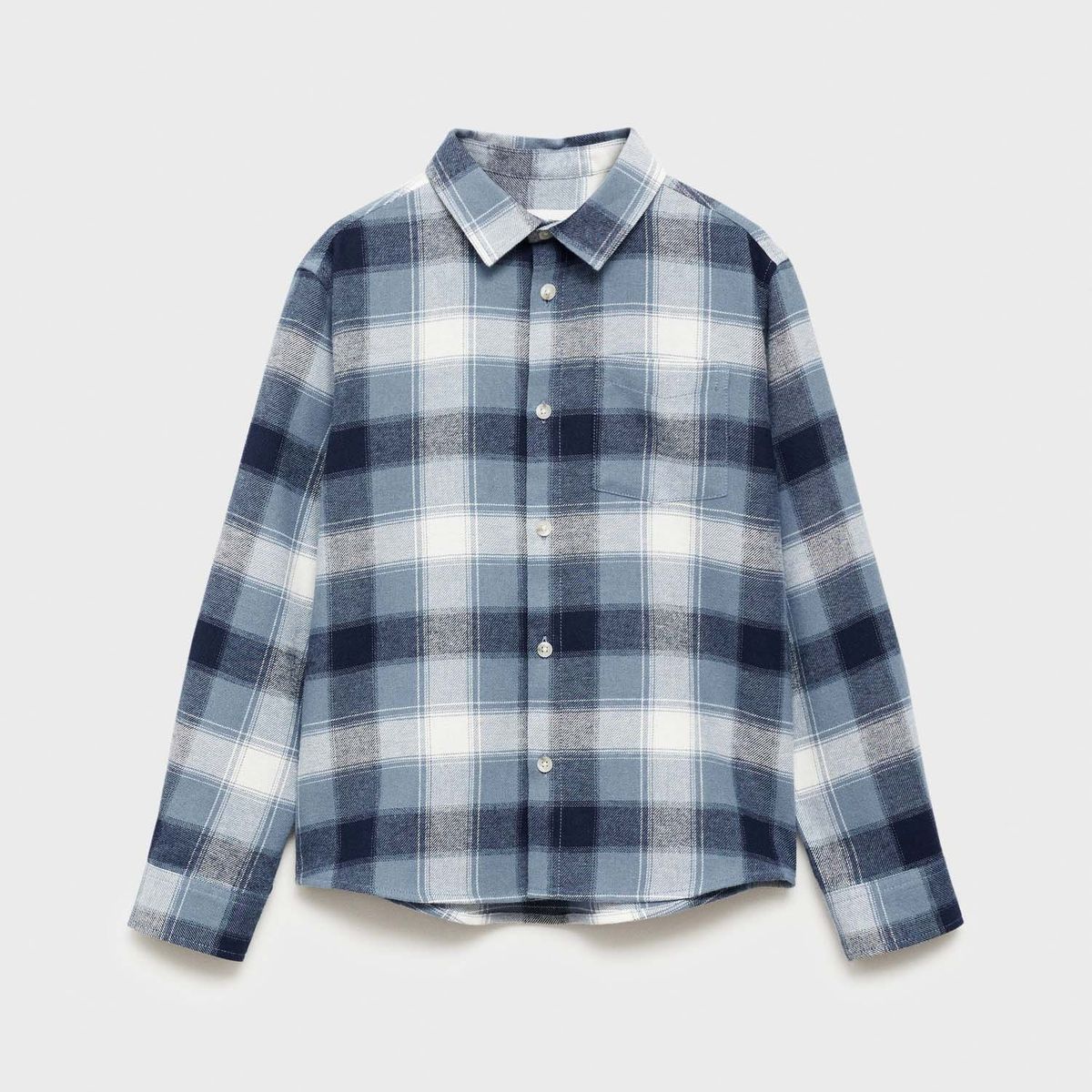 MANGO KIDS - Camisa Niño Manga Larga Algodón Mango Kids