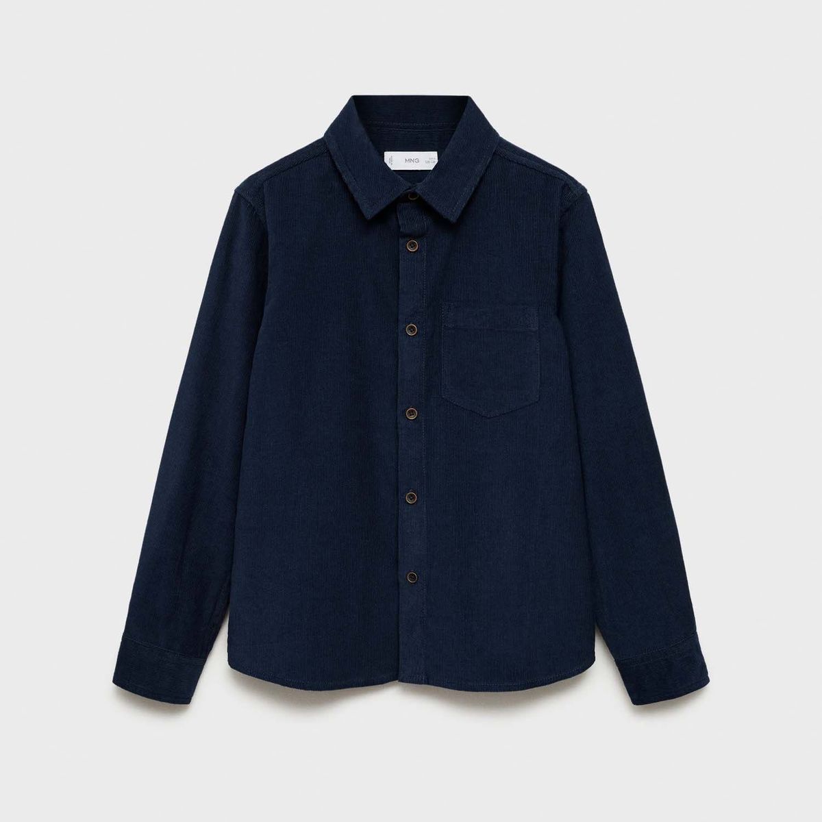 MANGO KIDS - Camisa Niño Manga Larga Algodón Mango Kids