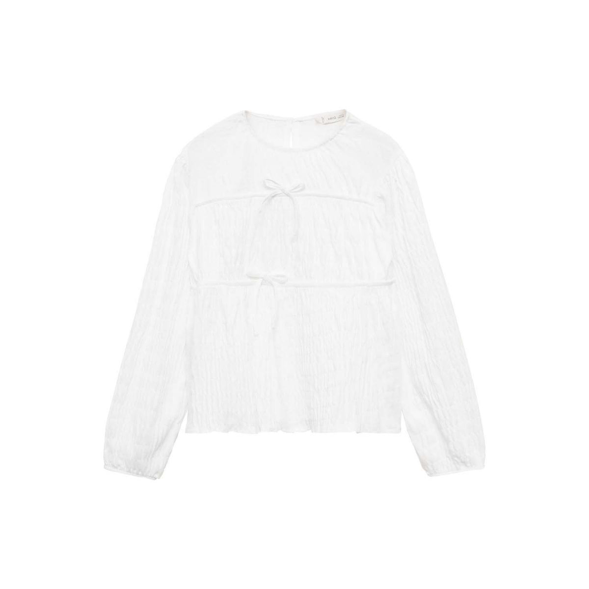 MANGO KIDS - Blusa Niña Manga Larga Algodón Mango Kids