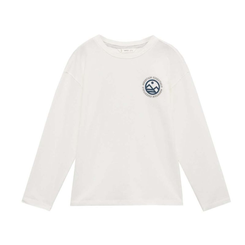 MANGO KIDS - Polo Niño Manga Larga Algodón Mango Kids