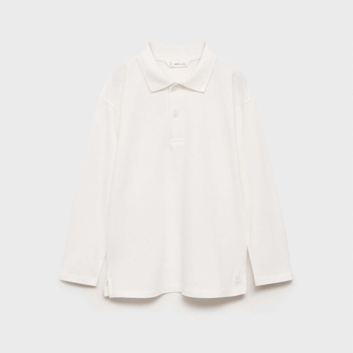 MANGO KIDS - Polo Niño Manga Larga Algodón Mango Kids