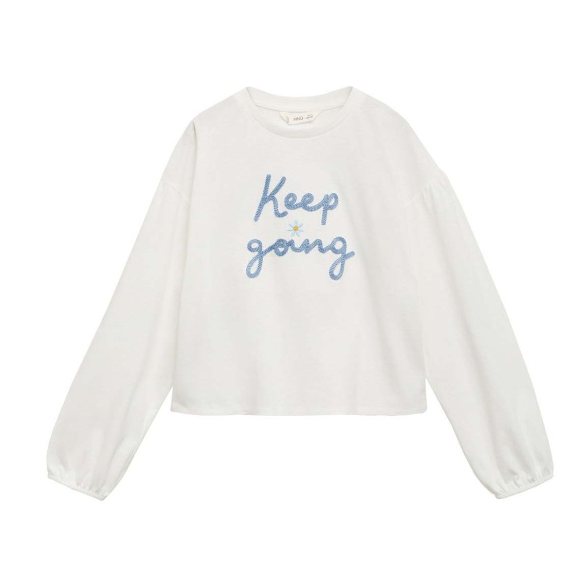 MANGO KIDS - Polo Niña Manga Larga Algodón Mango Kids