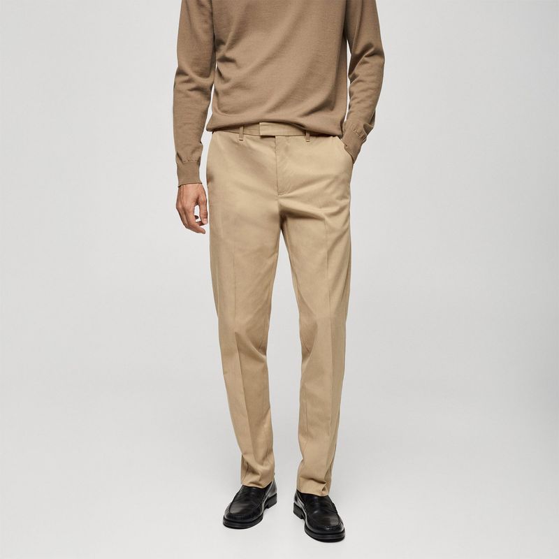 MANGO - Pantalón Algodón Hombre Mango 