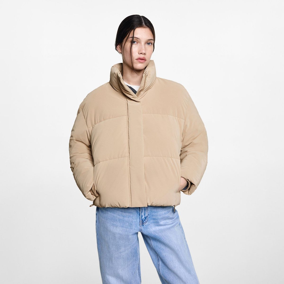 MANGO TEEN - Casaca Acolchada Mujer Mango